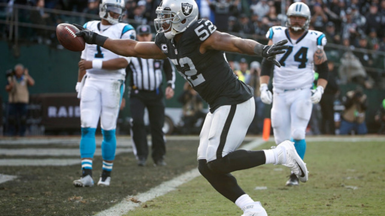 Raiders pass rusher Khalil Mack steps up production